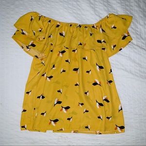 Xhilaration off the shoulder top